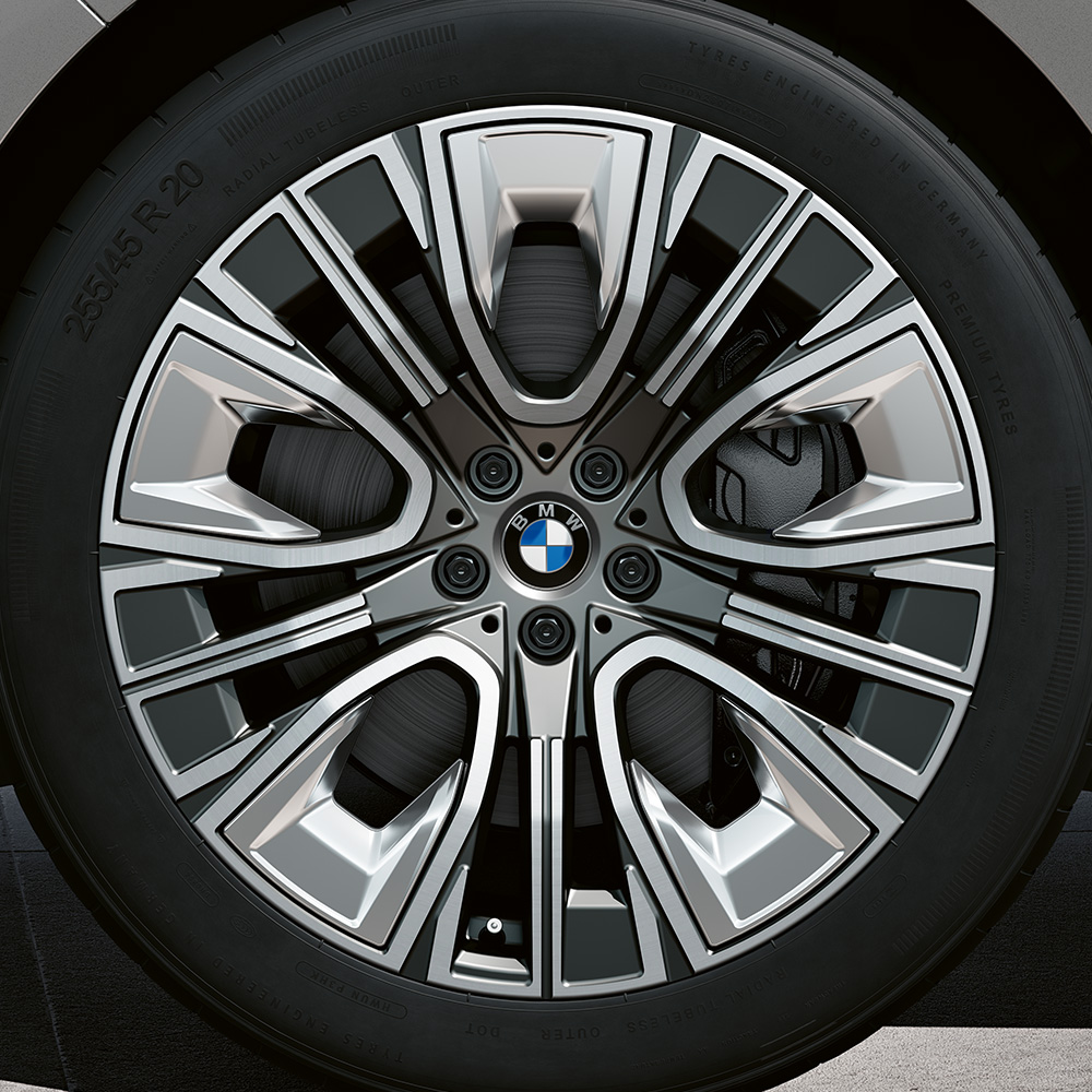 KOŁO ZIMOWE BMW 7 G70 20" RDC Aerodynamic wheel 906 Pirelli gunmetal grey