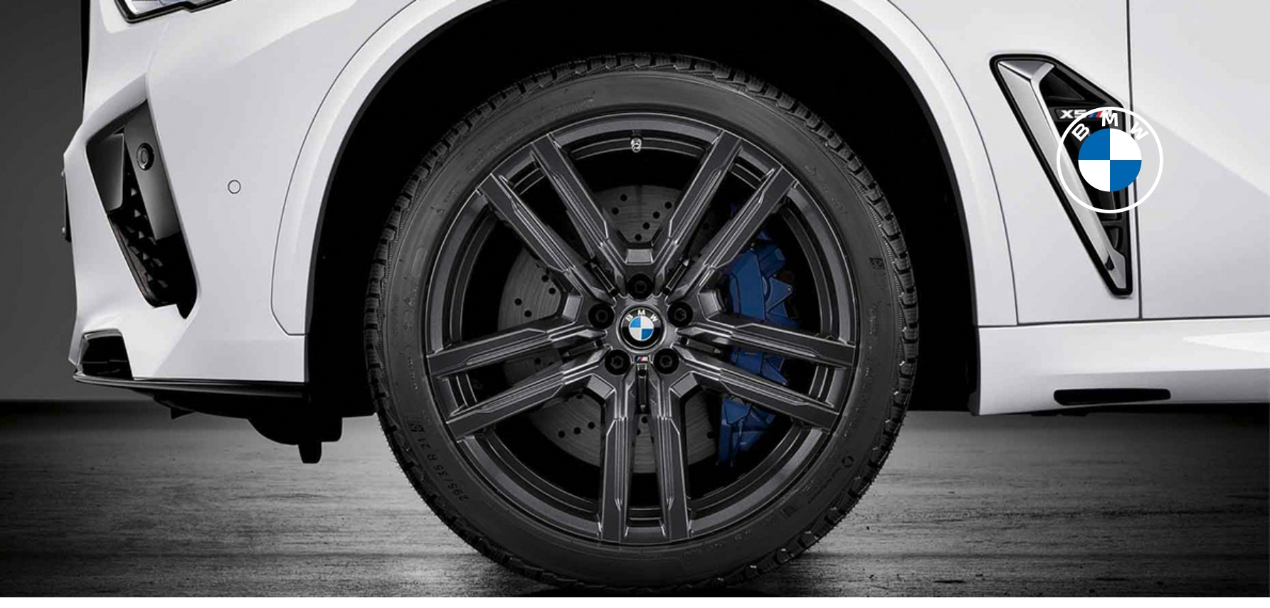 Koło Zimowe BMW 21" X5M X6M RDC Double Spoke 808M Michelin przednie