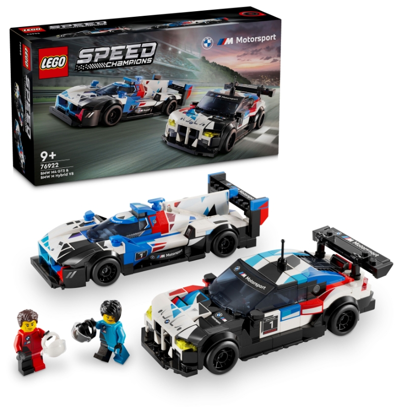 Obrazek Zestaw LEGO BMW Speedchampion M4 GT3 i BMW M Hybrid V8