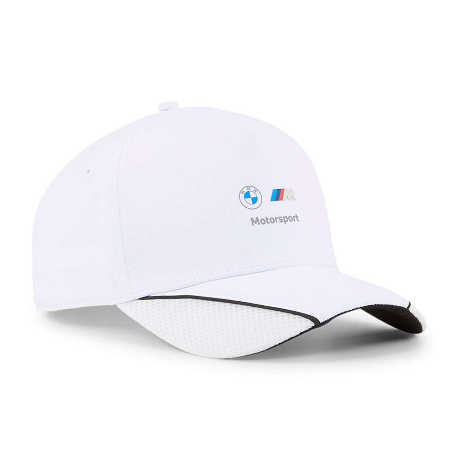 Czapka z daszkiem BMW M Motorsport Heritage, biała, unisex