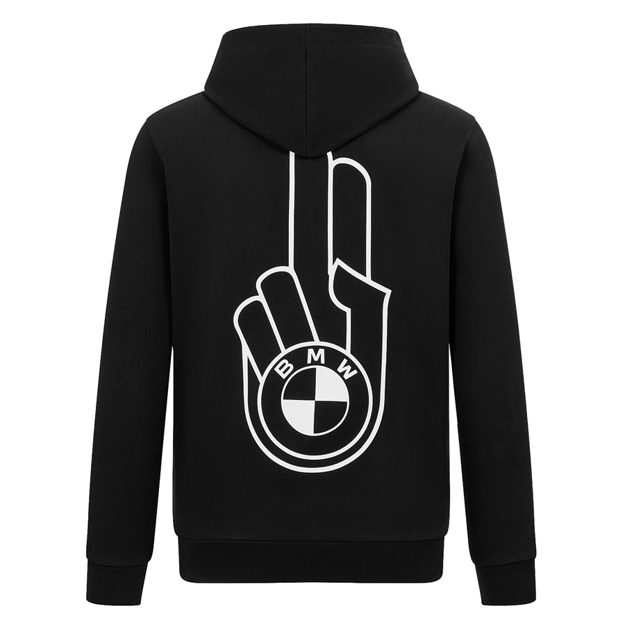 Bluza z kapturem BMW Verlaessig, czarna, unisex