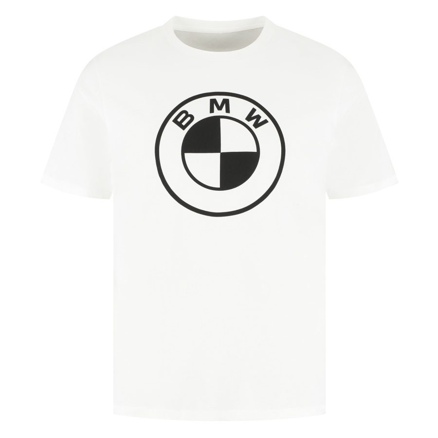 Koszulka BMW Logo, biała, unisex